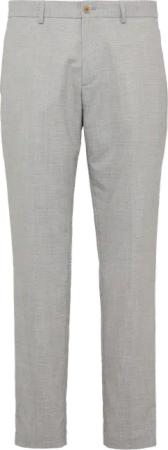 s.O PURE: Anzughose aus kariertem Stretch-Gewebe