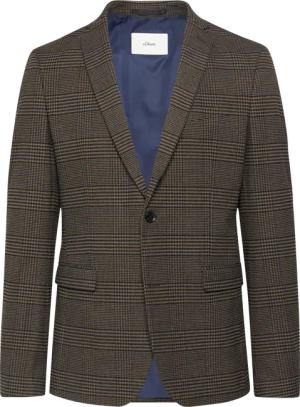 s.O PURE: Softes Sakko mit Karomuster