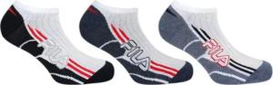 Socken Fila 3er-Pack Sneaker Weiß-Marine 39-42