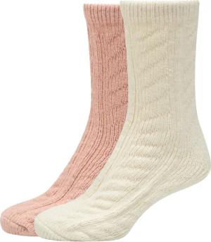 Socken mit Zopfmuster im 2er-Pack