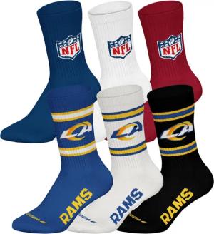 Socken Unisex 6er Pack Stretch-NFL 6Pack Crew Socks