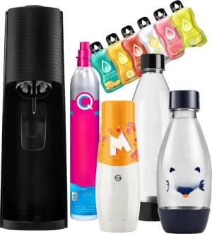 Sodastream Terra Saturator Flaschen Sicherung Syrop Mirinda Geschenkset
