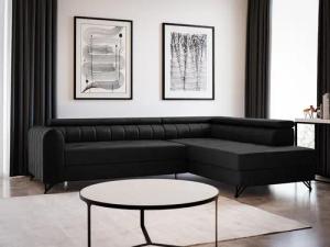 Sofnet Ecksofa Alice, mit Schlaffunktion und Bettkasten, Wohnlandschaft mit einstellbare Kopfstützen, Schlafsofa, L-form Couch
