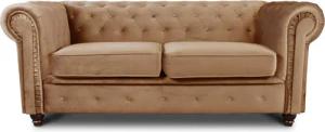 Sofnet Sofa Asti 2, Chesterfield Sofa 2-er, Sofagarnitur, Glamour Couch