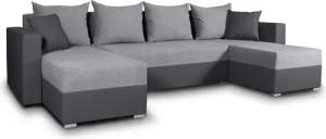 Sofnet Wohnlandschaft Beno, mit Schlaffunktion und Bettkasten, Ecksofa, U-Form Couch, Schlafsofa