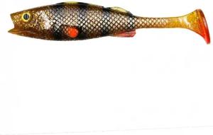 Soft LMAB Barsh Kofi Perch Shad 23 cm (Motoroil Barsch)