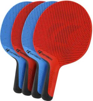 SOFTBAT PACK QUATTRO (4 TISCHTENNISSCHLà"GER und 4 Bà"LLE)