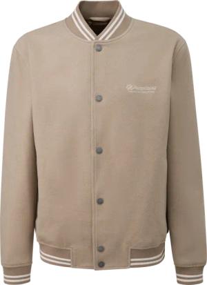 Softe College-Jacke mit Stickerei