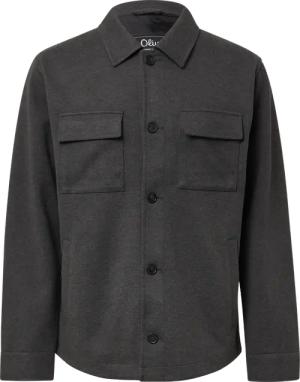Softes Overshirt mit Kentkragen und aufgesetzten Brusttaschen