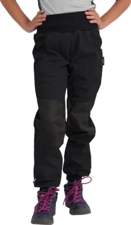 Softshell-Hose mit Fleece für Kinder Street Strong, Schwarz