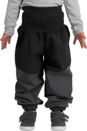 Softshell-Hose mit Teddyfutter für Kleinkinder Light, Grau Gestromt, Schwarz Ges