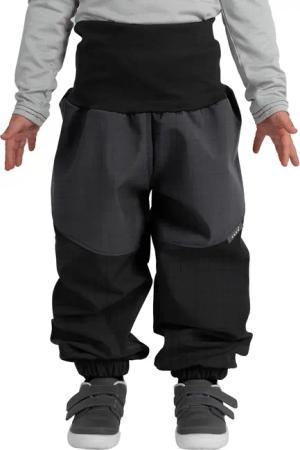 Softshell-Hose mit Teddyfutter für Kleinkinder Light, Schwarz Gestromt, Grau Ges