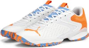 Solarattack RCT Padel Sportschuhe Herren PUMA White Ultra Orange Team Light Blue