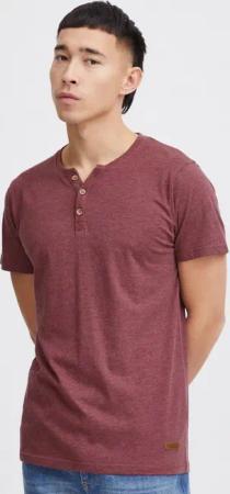 !Solid Rundhalsshirt SDVolker Kurzarmshirt mit Knopfleiste