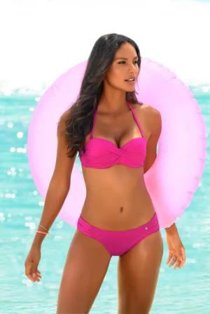 S.OLIVER Bikini-Hose Damen pink Gr.42
