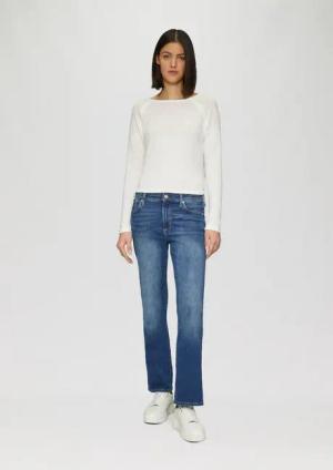 s.Oliver Bootcut-Jeans Jeans-Hose BEVERLY Jeans Beverly / Slim Fit / Mid Rise / Bootcut Leg