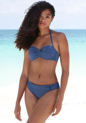 s.Oliver Bügel-Bandeau-Bikini-Top "Rome" in Wickeloptik