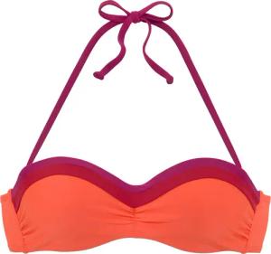 s.Oliver Bügel-Bandeau-Bikini-Top "Yella" mit kontrastfarbenen Details
