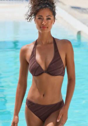 S.OLIVER Bügel-Bikini Damen braun Gr.36 Cup D