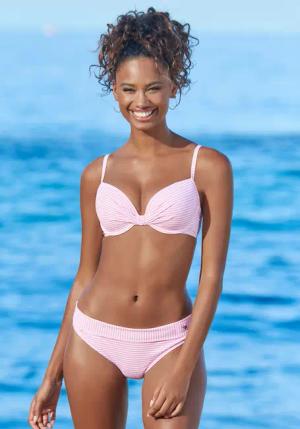 S.OLIVER Bügel-Bikini Damen rosé-weiß Gr.40 Cup C