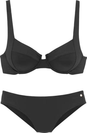 S.OLIVER Bügel-Bikini Damen schwarz Gr.44 Cup B
