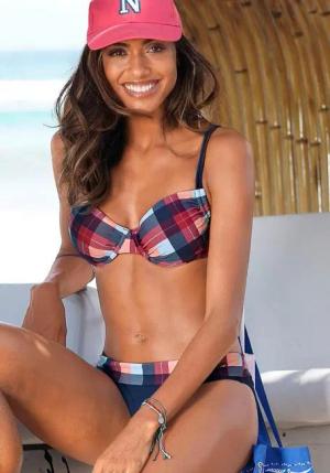 s.Oliver Bügel-Bikini in trendigem Karodruck