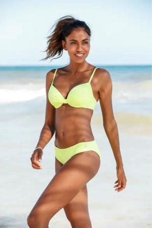 S.OLIVER Bügel-Bikini-Top Damen lime Gr.42 Cup C