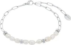 s.Oliver Fußkette, mit Süßwasserzuchtperle