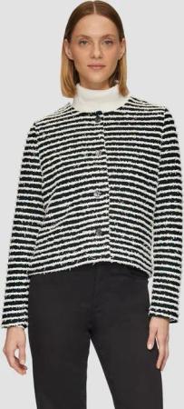 s.Oliver Funktionsjacke Indoor-Jacke Jacke mit Musterstruktur