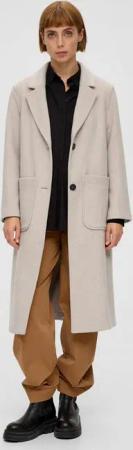 s.Oliver Funktionsmantel Outdoor-Mantel Mantel mit Wollanteil