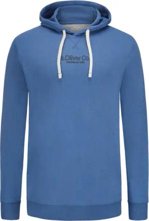 s.Oliver Hoodie aus Baumwoll-Mix mit erhabenem Logo