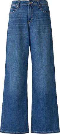 S.OLIVER Jeans Wide Leg  blau | 38/L32