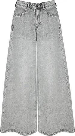 S.OLIVER Jeans Wide Leg  grau | 36/L32