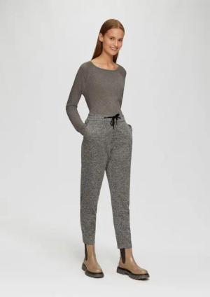 s.Oliver Jogginghose Hose Elastische Jogpants mit Muster
