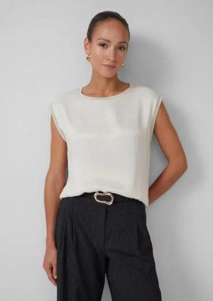 s.Oliver Kurzarmshirt T-Shirt Lässiges Shirt im Fabricmix