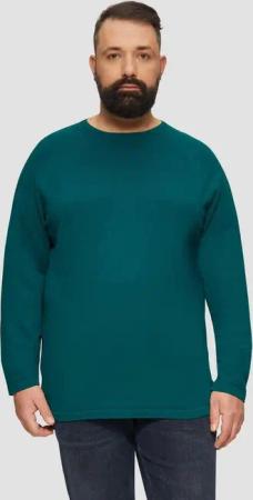 s.Oliver Longpullover Strickpullover Feinstrickpullover mit Raglanärmeln