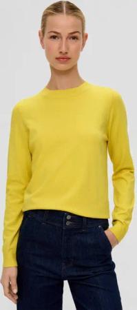 s.Oliver Longpullover Strickpullover Pullover aus Viskosemix