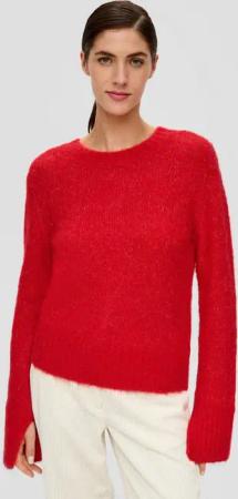 s.Oliver Longpullover Strickpullover Strickpullover aus Wollmix