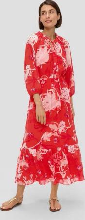 s.Oliver Maxikleid Kleid Maxikleid aus Chiffon