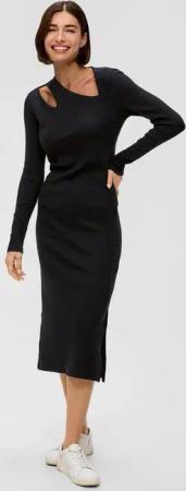 s.Oliver Midikleid Kleid Kleid mit Cut Out-Details