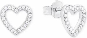 s.Oliver Paar Ohrstecker Herz, mit Zirkonia (synth)
