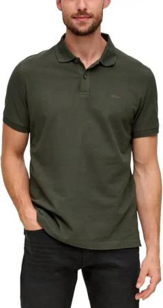 s.Oliver Poloshirt mit Logostickerei