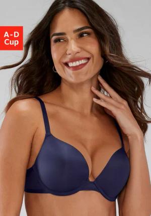 S.OLIVER Push-up-BH Damen nachtblau Gr.70D