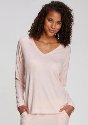 s.Oliver Pyjamaoberteil (1-teilig) aus weicher Rippqualität