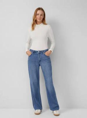 s.Oliver Regular-fit-Jeans Jeans-Hose BETH Boyfriend Beth / Relaxed Fit / Mid Rise / Straight Leg