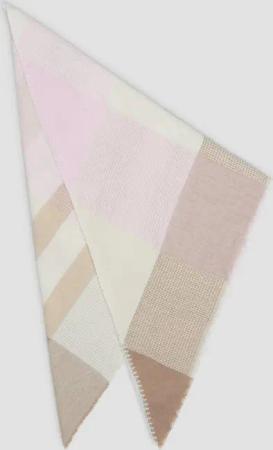 s.Oliver Schal Schal, Dreieckstuch mit Schachbrett-Muster