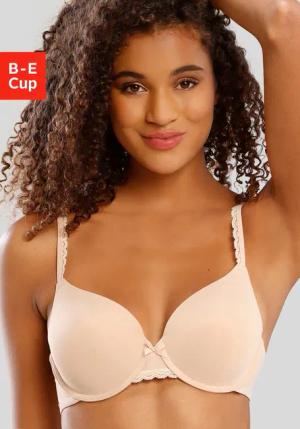 s.Oliver Schalen-BH "Camille" mit Spitzenträger, Basic Dessous