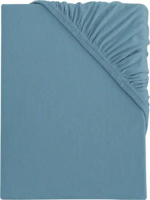 s.Oliver Spannbettlaken Bi-Elastic Jersey 90-100x200cm (Türkis)