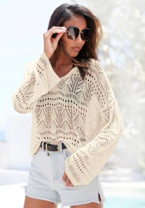 S.OLIVER Strandpullover Damen sand Gr.40/42