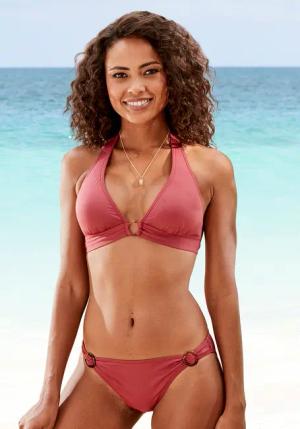 S.OLIVER Triangel-Bikini-Top Damen rostrot Gr.34 Cup C/D
